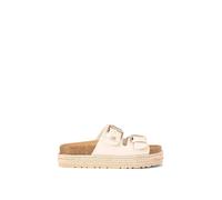 KG Kurt Geiger Womens KG Kurt Geiger Raquel Rope-Sole Faux-Leather Sandals Bone Eur 41 / 8 UK Women