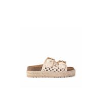 Kg Kurt Geiger 'raquel Woven' Sandals In Cream Cream