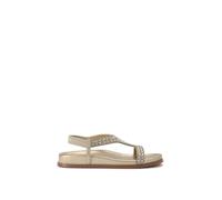 Kg Kurt Geiger 'rowe' Sandals In Gold Gold
