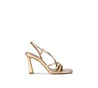 KG Kurt Geiger Women's 'Sweetie Sandal' Heels in Gold | Size: 8 KG Kurt Geiger Gold 8