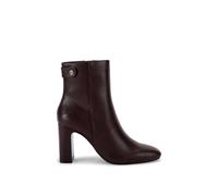 KG Kurt Geiger Womens KG Kurt Geiger Trix Faux-Leather Heeled Ankle Boots Dark Brown Eur 40 / 7 UK Women