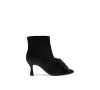 KG Kurt Geiger Women's 'Aria Bow' Velvet Boots in Black | Size: 4 KG Kurt Geiger Black 4