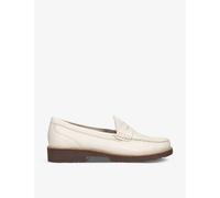 Kg Kurt Geiger Womens Bone Melody Cut-out Strap Leather Loafers Eur 38/5 Uk Women