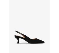 KG Kurt Geiger Womens KG Kurt Geiger Aria Low 2 Slingback Suede Courts Black Eur 37 / 4 UK Women