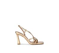 KG Kurt Geiger Women's 'Sweetie Sandal' Heels in Gold | Size: 8 KG Kurt Geiger Gold 8