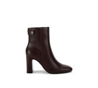 KG Kurt Geiger Womens KG Kurt Geiger Trix Faux-Leather Heeled Ankle Boots Dark Brown Eur 40 / 7 UK Women