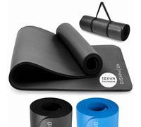 KG Physio Yoga Mat - Thick Yoga Mats for Women & Men, High-Density NBR Foam Excercise Mat, Non-Slip & Sweat-Resistant, Ideal for Pilates, Home Fitness and Home Workout - Strap Included