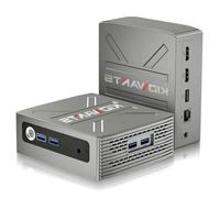 KG1 Mini PC Intel N4000(up to 2.6GHz), 8GB LPDDR4 RAM/128GB eMMC, Mini Desktop Computer Support 4K Dual Display, WiFi 5, BT 5.0, and USB 3.0 (Grey)