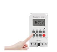 KG316S 7 Days Weekly Digital Electronic Lighting Timer Programmable TIME SWITCH Relay Interval 1 Second High Load 25A AC 220V