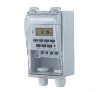 KG316TF Intelligent Timer with 16 Programmable Groups, Waterproof Cover, and Easy to Read LCD Display