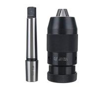 KG7HQRP 1/32-5/8 Inch 3Jt Keyless Drill Chuck and Jt3-2Mt Tanged Tang Adapter Mt2 Drill Chuck