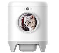 KG7HQRP Cat Litter Boxes Intelligent Fully Automatic Cat Toilet Deodorant Cat Litter Box Electric Sand Shovel Closed Poop Shovel Machine Cat Litter Box Anti-Splash