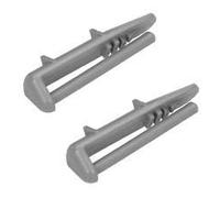 kga-supplies Compatible Dishwasher Basket Rear Rail Cap Kit for Beko Pack size: (Pack Of 2) - Equivalent to 1880580400. Quality replacement parts made