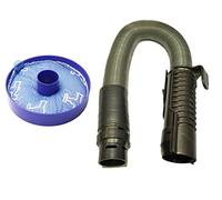 KGA-SUPPLIES Grey Stretch Hoover Hose & Washable Pre Filter for DYSON DC33 Vacuum Cleaner