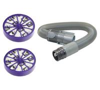 Kga Supplies Hose & 2 X Premium Quality Post Motor Hepa Filter Kit For Compatible With Dyson Dc14