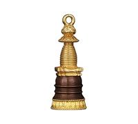 KGADRX Buddha Statue for Home Tibetan Buddhist Supplies Fine Copper Gadangta Pagoda Stupa Buddha Decor for Living Room Sculpture for Home Office Desktop