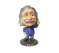 KGADRX Cartoon Doll Einstein Bobblehead Home Decor Figurine Decorative Ornaments Doll Car Decoration Home Decor Statues