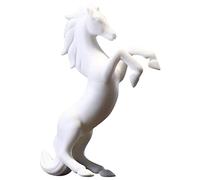 KGADRX Ceramics Statue White Porcelain Horse Ornaments Miniature Figurines Horse Statuette Desk Decoration Modern Home Home Decor