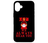 KGB We Always Hear You Matryoshka Communism Soviet Union Case for iPhone 16 Plus