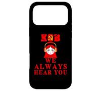 KGB We Always Hear You Matryoshka Communism Soviet Union Case for iPhone 17 Pro Max