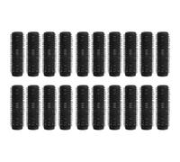 KGDUYC Hair Rollers 20 Pieces 2 cm Heat-Free Giant Curling Iron, Self-Adhesive Curling Iron, Suitable for Medium and Long Hair (Black)