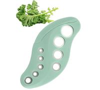 KGDUYC Herb Stripper, Stainless Steel 9 Holes Kitchen Stripper, Vegetable Slicer, Herb Stripper Tool for Stripping and Cutting Vanilla Cabbage Chard, Cabbage Thyme