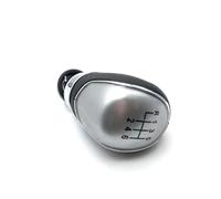 KGFRDO Compatible with Ford for Focus 2 MK2 FL MK3 MK4 MK7 Mondeo KUGA Galaxy Fiesta Silver/Black 5 Speed 6 Gear Shift Knob Manual Car Styling(6s Silver)