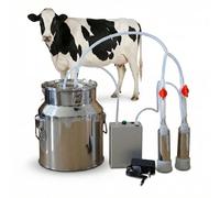 Kgfvesdc Cow Sheep Goat Milker,Electric Milking Machine,Portable Sheeps Cows Milk Machine Pump,With Automatic Pulsating Vacuum Pump,With Automatic Stop,For Livestock Home Farm(Cattle)