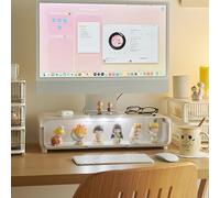 Kgfvesdc Monitor Desk Stand Riser Drawer Computer Monitor Stand Riser,Desk Accessories,Ergonomic Desktop Organiser,For Laptop, Office & Home Workspace Solution(Lights, Height Increase)