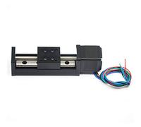 KGLHJDY 1PCS Mini Linear Rail Guide Slide Actuator T6x1 Lead Screw with NEMA11 Stepper Motor,50mm Effective Stroke Length for DIY CNC Router Parts X Y Z Linear (Size:50mm)