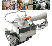 KGLHJDY Pneumatic Strapping Tool, 1/2" to 3/4" Handheld Strapping Machine, Seal- Strapping Machine for PP PET,Welding Strapping Tool with Adjustable Tension