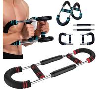 Saker Adjustable Twister Arm Trainer - Portable Forearm Strengthener & Chest Workout Equipment Spring Resistance Fitness Tool for Home Exercise Build Arm Muscles