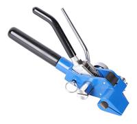 KGLHJDY Stainless Steel Banding Tool - Metal Strapping Tools with Tensioner & Cutter & Crimper, Ratchet-Type Band Set for Heavy-Duty 3/16~3/4" Metal Strap