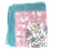 KGM Accessories Multi purpose Extra large Indian 100% soft cotton hand block printed Sarong Scarf Shawl Beach wrap Pareo (Cotton, Multi floral)