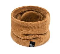 KGM accessories Stylish Knit Fleece Lined Neck Warmer Snood Scarf Men`s Women`s Winter Accessories (Mustard), One Size