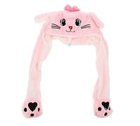 KGM Cool Boys Girls Kids Children`s Moving POP up EAR Animal hat - Festival Gifts Christmas (Kitten Pink)