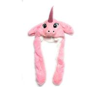 KGM Cool Boys Girls Kids Children`s Moving POP up EAR Animal hat - Festival Gifts Christmas (Unicorn pink)