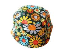 KGM Cool Printed Designer Bucket Hat Women's Men`s Festival Holiday Sun Travel Hats (Flower Power) Multi