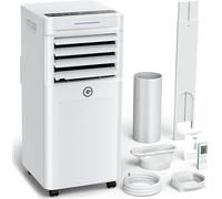 KGOGO Portable Air Conditioner 9000 BTU 4-in-1 Air Conditioning Unit with Remote Control - White