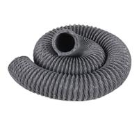 KGPGNYMYHA 16ft Retractable Duct Hose Heat Resistant Fume Cleaner Hose 2 3 4 5 6 10 12 20in Nylon Ducting, Range Hood Dryer Vacuum Vent Hose(Grey(2m-6.5ft),63mm-2.48")