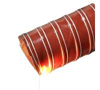 KGPGNYMYHA 3inch Silicone Brake Cooling Duct Flexible Automotive Air Duct Hose Insulated Dryer Vent Hose Universal Induction Intake Pipe Hose(102 mm(4 1/8"))