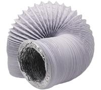 KGPGNYMYHA PVC Aluminum Foil Dryer Vent Hose Heavy-Duty Ventilation Hose Heat Resistant Ducting Thickened Dryer Exhaust Pipe Tight Spaces Use(160mm-6.3")