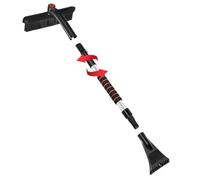 KGptovrGz Extendable Snow Shovel Ice Scraper And Detachable Windshield Snow Brush Winter Auto Cleaner Tool
