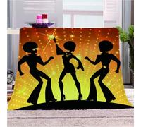 KGSK Flannel Throw Blanket 3D Abstract Dancer Soft Fluffy Bed Sofa Couch 39x47inch Sofa Warm Puffy Flannel Throws Blankets, Lightweight Washable Breathable