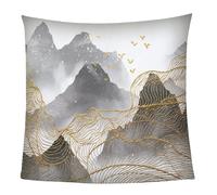 KGSK Flannel Throw Blanket 3D Abstract Golden Lines Soft Fluffy Bed Sofa Couch 39x47inch Sofa Warm Puffy Flannel Throws Blankets, Lightweight Washable Breathable
