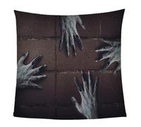 KGSK Flannel Throw Blanket 3D Halloween Ghost Hand Soft Fluffy Bed Sofa Couch 39x47inch Sofa Warm Puffy Flannel Throws Blankets, Lightweight Washable Breathable