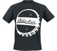 KGTFS Men's Nuka Cola Bottle Cap T-Shirt Black