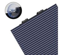 KGUDYS Blackout Roller Blind,Telescopic Roller Blinds,Pleated Blinds with Suction Cups,portable sun blinds,temporary blinds for windows,living rooms,cars,no drilling required,65x140cm/25.6x55in