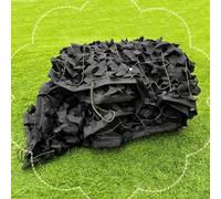 KGUDYS Camouflage Netting 1m 2m 3m 4m 6m 7m 8m 10m,Army Sunscreen Camouflage Net,Hunting Netting,Camo Netting for Camping,Hunting,Theme Decoration,Car,Sunshade,Outdoor Hide,Black-2x4m(6.6 * 13ft)