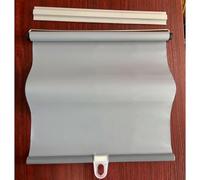 KGUDYS Roller Blinds No Drill,Blackout Roller Shades,Thermal Insulated Blinds for Windows,Retractable Balcony Sunshade Window Shades,Portable Curtain,Easy to Install,Grey-32x150cm(12.6x59in)